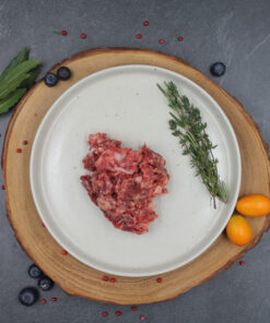 Bio Rindfleisch gewolft