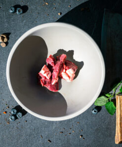 Bio Rinderherz geschnitten