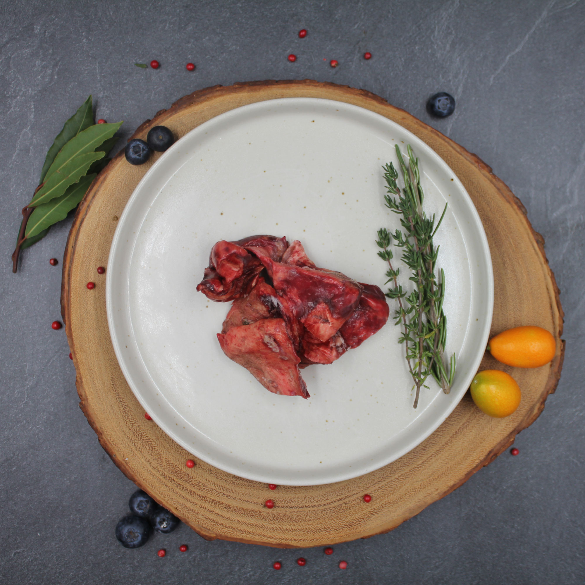 Bio Rinderlunge geschnitten