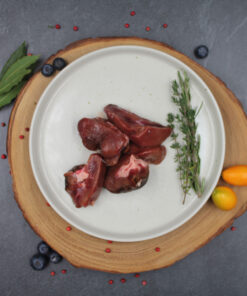 Bio Rinderniere geschnitten