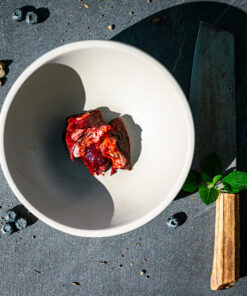 Bio Rindermilz geschnitten