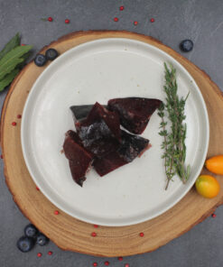 Bio Ziegenleber geschnitten