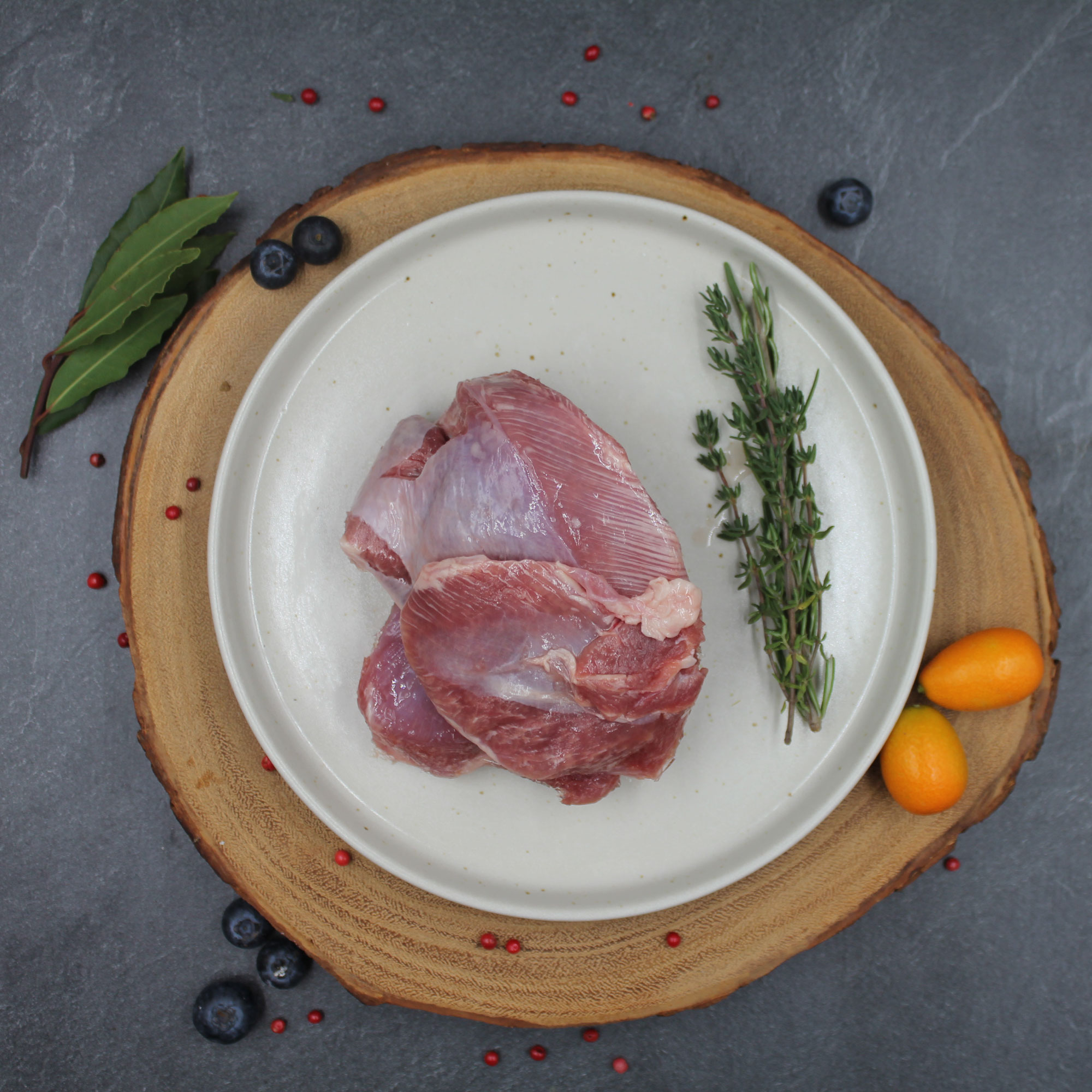 Bio Putenunterkeule Abschnitte